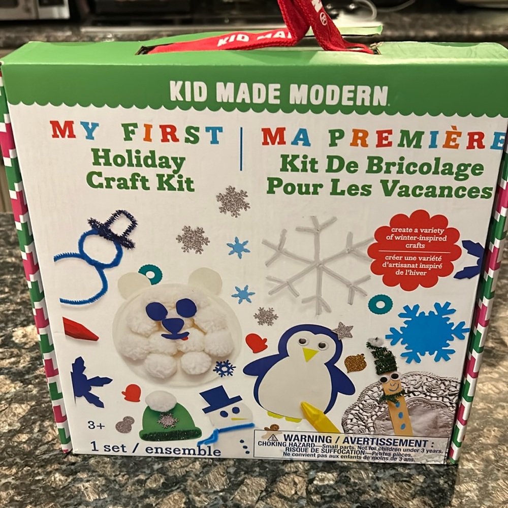 KID MADE MODRRN MY FIRST HOLIDAY CRAFT KIT AGES 3+ NWT